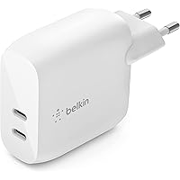 Belkin Caricabatteria da parete USB Type C PD da 40 W (2 porte USB)