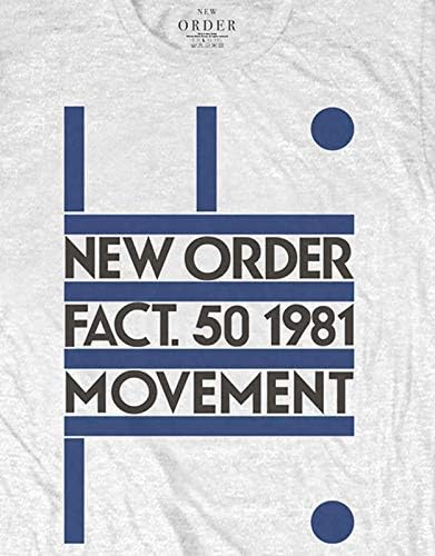 Amazon | [New Order] T Shirt Movement Fact 50 1981 Band Logo