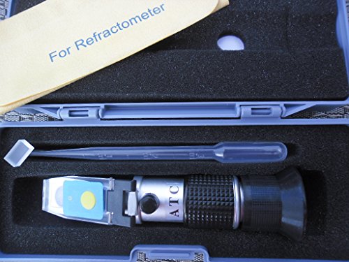 Preisvergleich Produktbild LED IMKER REFRAKTOMETER BRIX ZUCKER HONIG BAUME WASSERGEHALT HONIGFEUCHTE BIENEN 3022