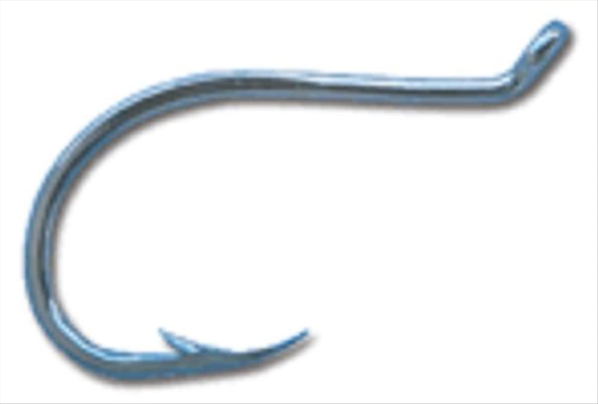 Mustad 92553 Beak/Octopus Fishing Hook - 1X Strong, Forged, Reversed Up Eye, Size 1 - View #8