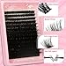 D Curl Eyelash Lash Clusters Lashes Extensions 280 Pcs Volume Wispy Individual Eye Lash Cluster 100P DIY Home Makeup Thin Band Clusters Lashes Extension Kit (9-20MM)