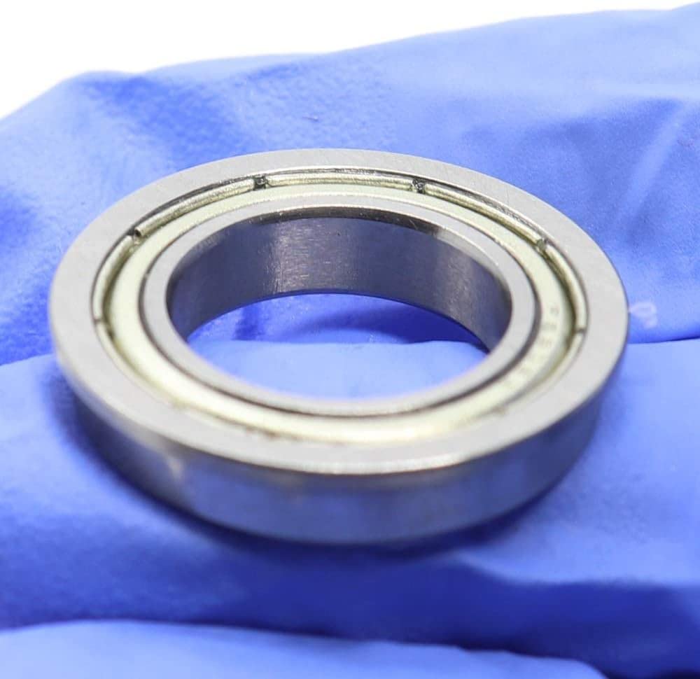 F6802ZZ - Rodamiento de brida de 15 x 24 x 5 mm, 10 unidades de doble ranura profunda blindada F6802 Z ZZ rodamientos de bolas F6802-2Z F6802Z