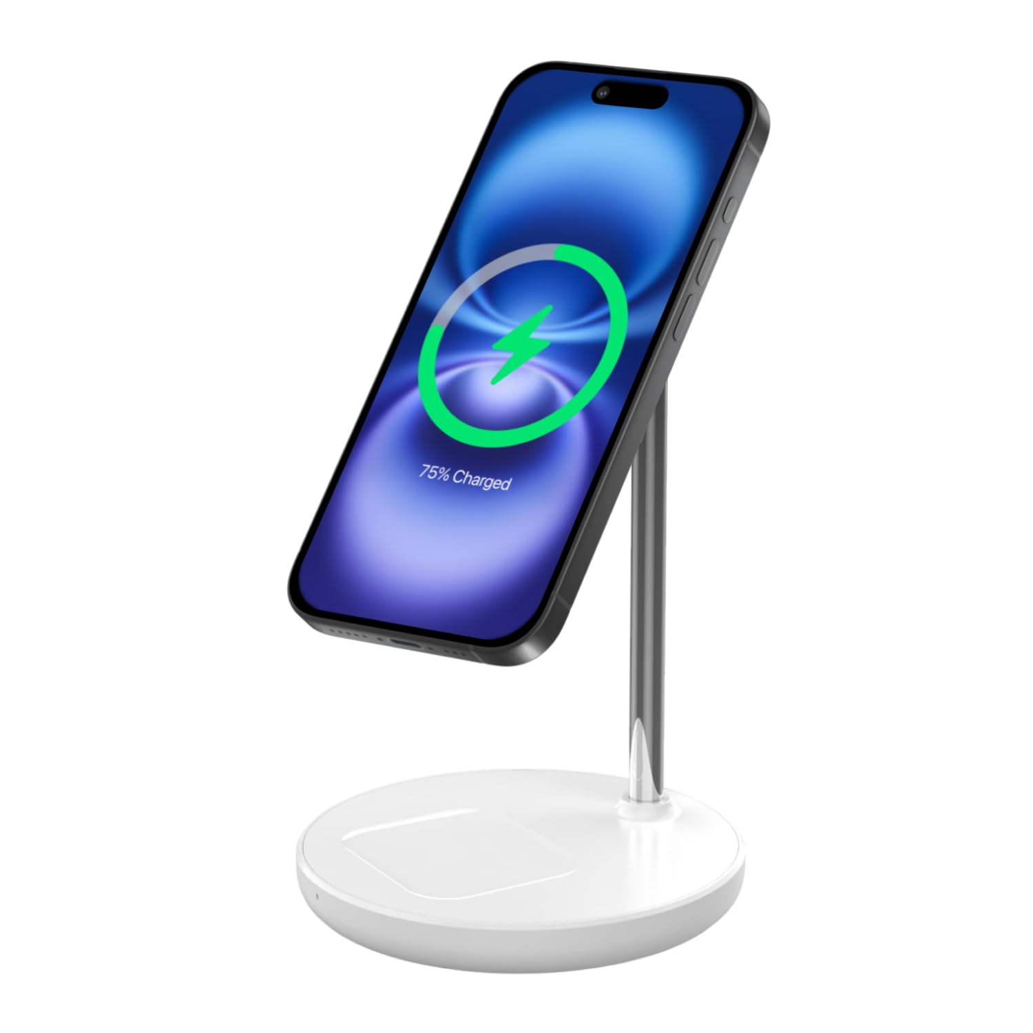Volta Caricatore Magnetico 2 in 1, Stand per iPhone e AirPods, Caricatore Wireless Magnetico Compatibile con iPhone 16/15/14/13/12 Serie, AirPods Pro