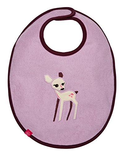 LÄSSIG Baby Kleinkind Lätzchen Medium wasserabweisend Klettveschluss/Medium Bib, Little Tree Fawn