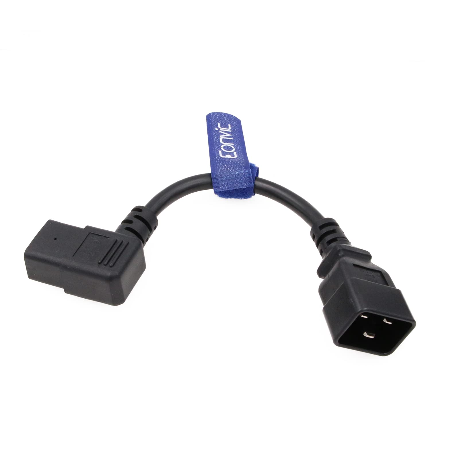 Amazon.co.jp: Eonvic IEC 直角 C19 から C20 AC 電源ケーブル オス