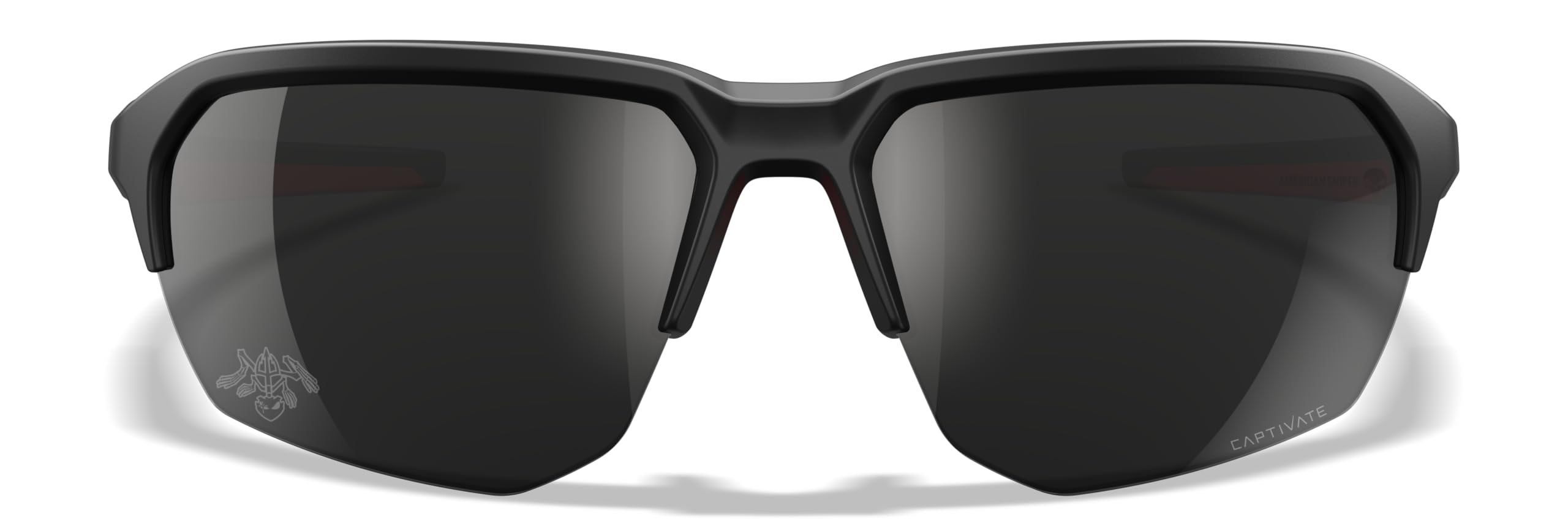 Wiley X JAKL Balistyczne okulary przeciwsłoneczne, okulary ochronne dla mężczyzn i kobiet, ochrona oczu przed promieniowaniem UV do fotografowania i na zewnątrz (czarna matowa czarna gumowa oprawka z