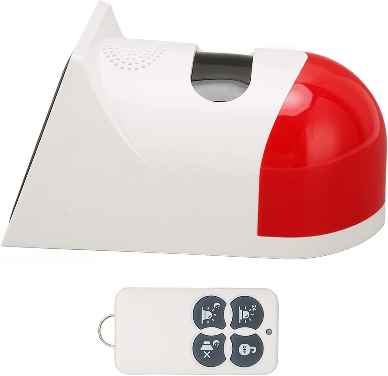 Solar Driveway Alarm, 120dB Alarm Solar Powered Driveway Alarm Remote Control for Home Amazon