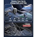 2026 Ultra-Compact SUPERONE Retractable Car Charger with Dual Type C Cables - Image 6