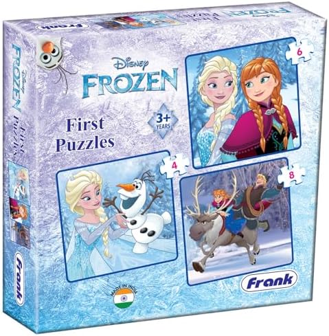 Buy Frank Disney Frozen First Puzzles - A Set of 3 Jigsaw Puzzle for ...