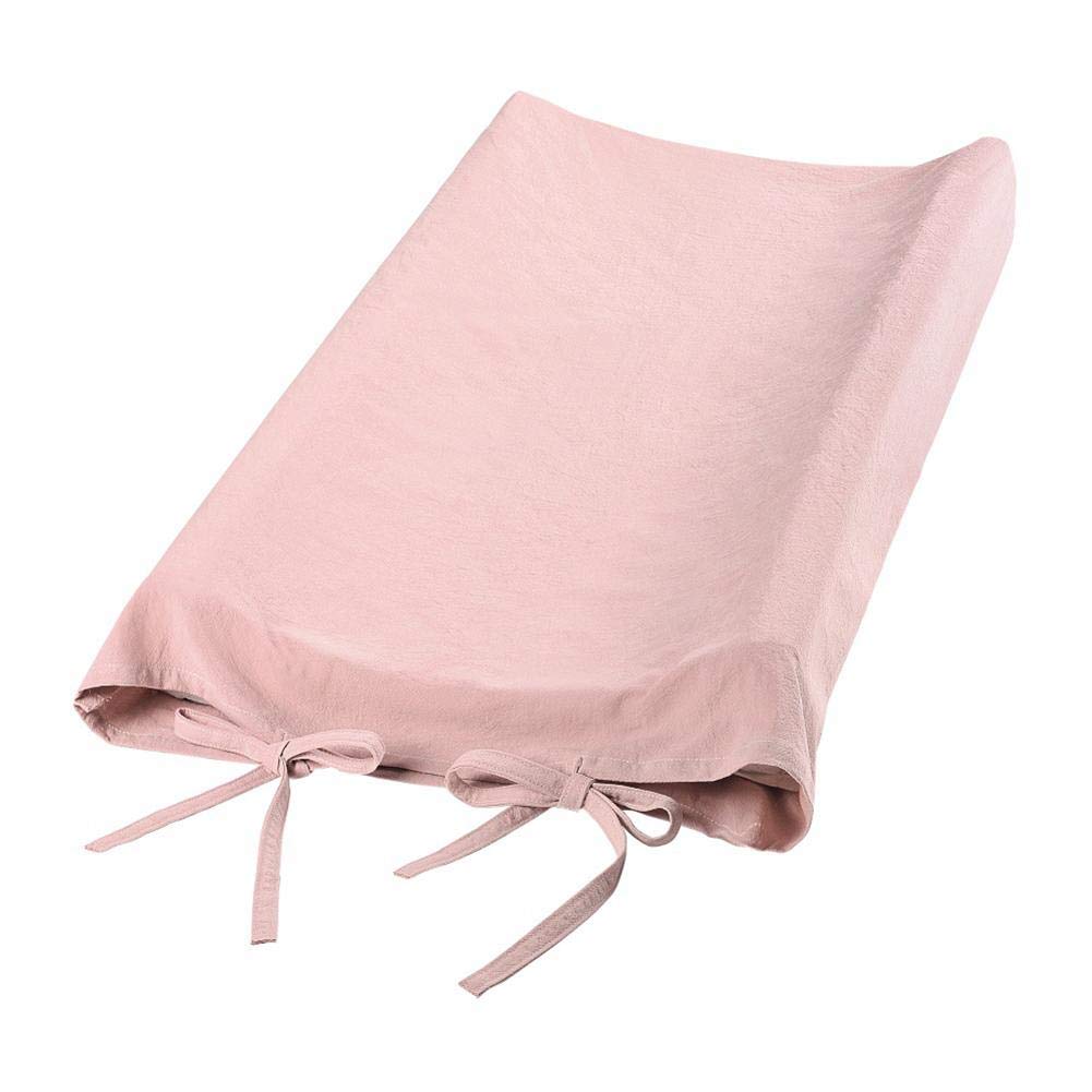 GOTOTOP Funda de almohada para cambiador de niñas y funda de cambiador suave y transpirable para recién nacidos para cambiar colchón (rosa)