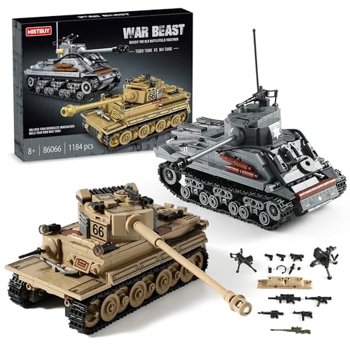 WW2 Army Tank Toys Building Kit Compatible with Lego, Create