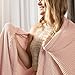 PHF Reversible Waffle & Muslin Blanket 100% Cotton 400GSM Queen Size 90