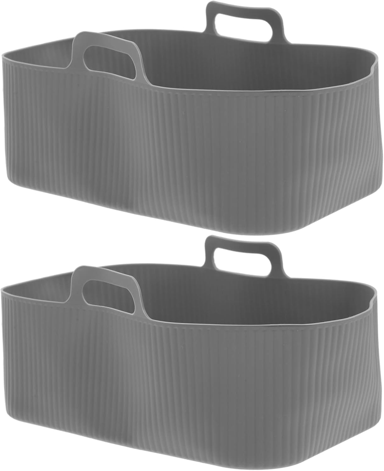 LIFKOME 2pcs Silicone Bakeware Roaster Pan Airfryer Air Fryer Baking Trays Air Fryer Tray Air Fryer Containers Air Fryer Muffin Pan Silicone Liners Pot Silicone Baking Pot Grey LIFKOME 2pcs Silicone Bakeware Roaster Pan Airfryer Air Fryer Baking Trays Air Fryer Tray Air Fryer Containers Air Fryer Muffin Pan Silicone Liners Pot Silicone Baking Pot Grey