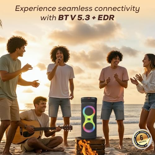 Toreto Store Toreto Party Thrillz 30W Bluetooth Speaker with Karaoke - Image 6