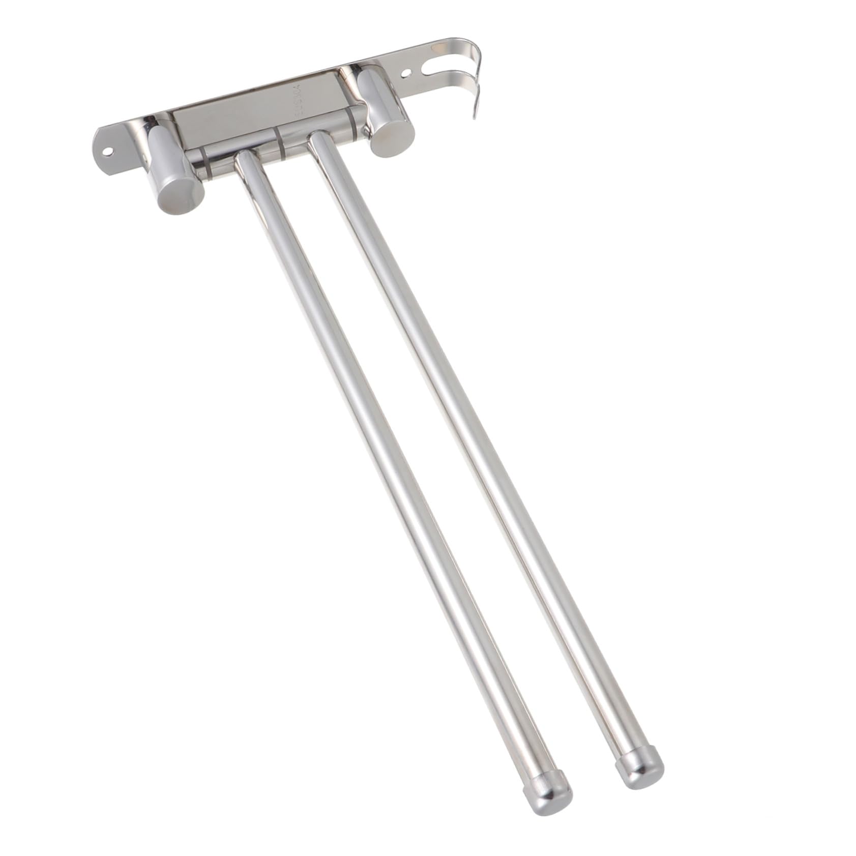 Support de rangement pour serviettes avec barre pivotante murale