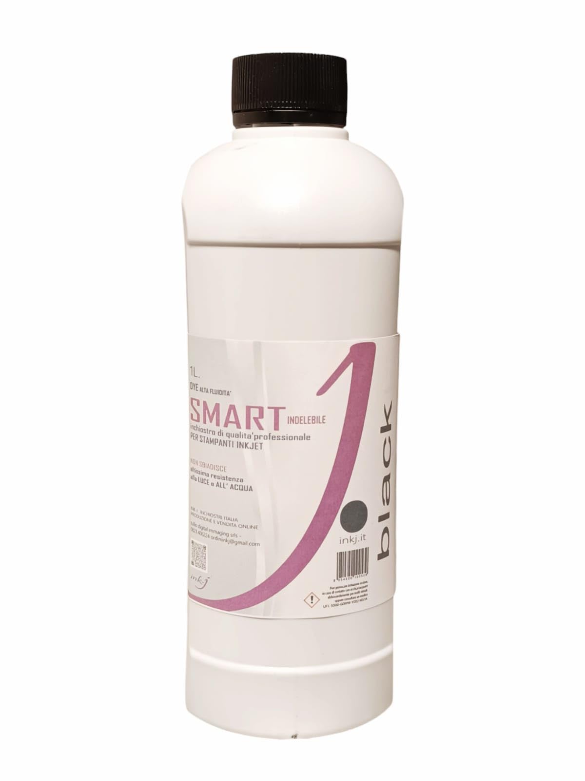 inchiostro ink-j 4 flaconi da 1 litro per canon G tank-epson ecotank-hp smart tank brother gankecotank,bk-m-y-c, pulisce gli ugelli in fase di stampa. Non secca le testine. Made in Italy