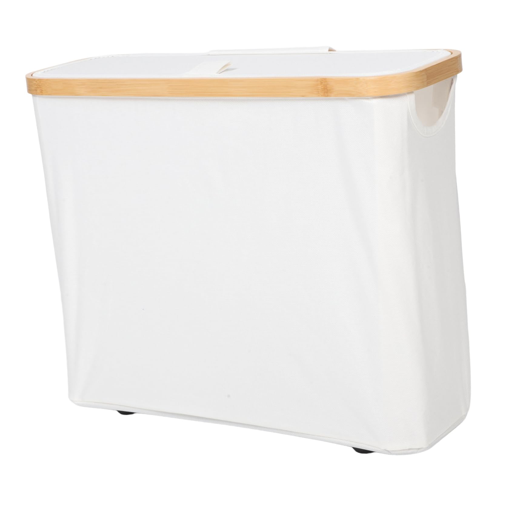 SOLUSTRE Freestanding Toilet Paper Storage Basket Lid Versatile Container for Bathroom and Kitchen Beige Tissue Organizer Easy Maintenance and Assembly Dustproof and Design