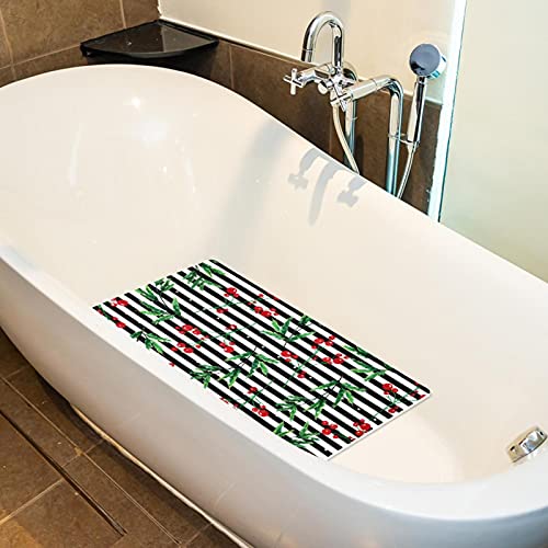 Tapis de bain antidérapant pour douche sécurisée de Noël