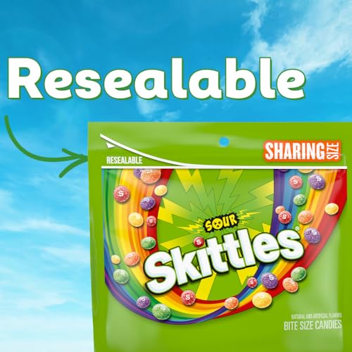 SKITTLES Sour Chewy Candy, Share Size, 13.7 Oz Bag - image 6