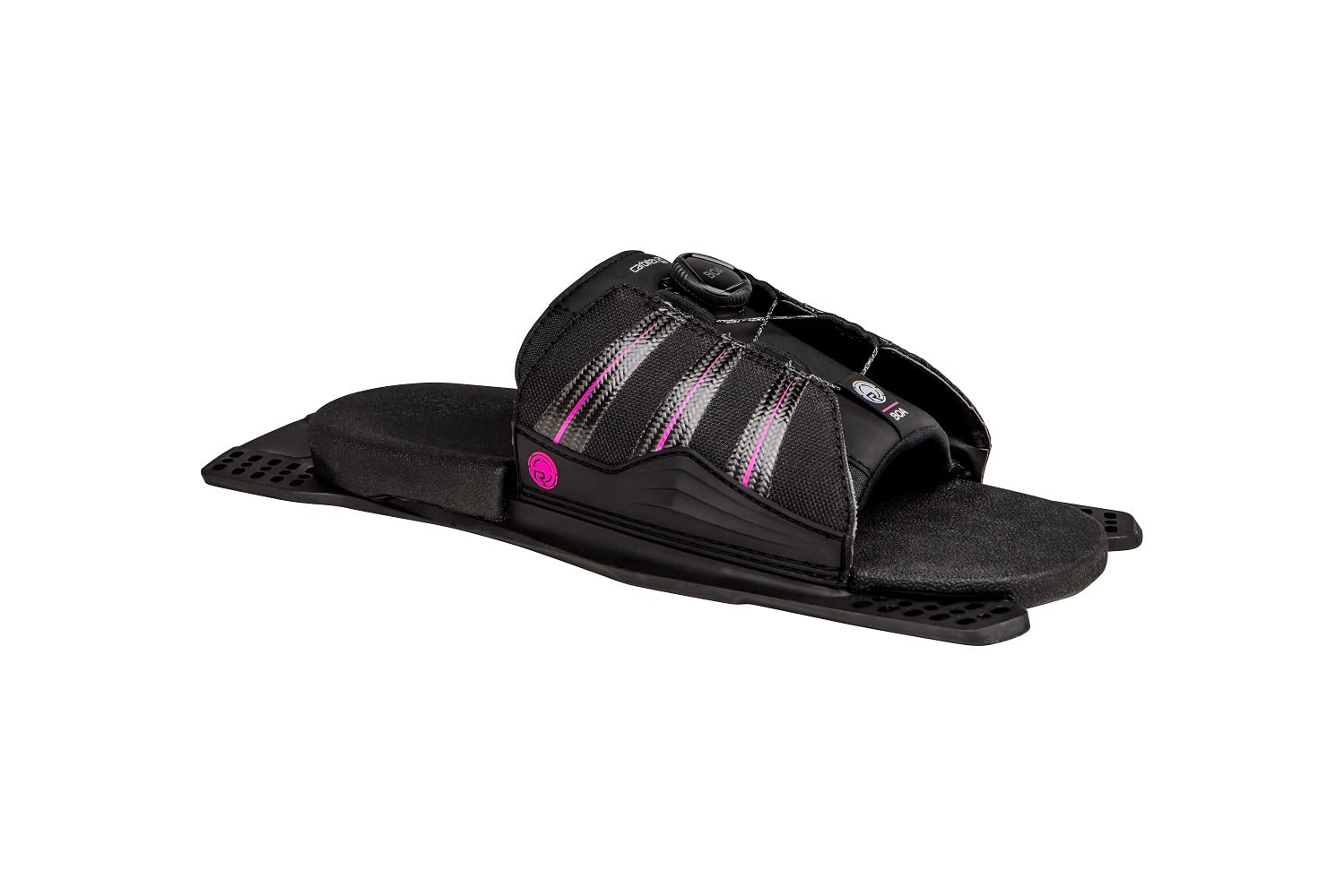 Radar Lyric Boa ARTP Waterski Boot - Black/Carbon/Rhodamine - Feather Frame