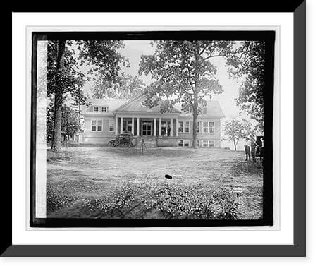 Historic Framed Print, Herald Havre de Grace Tour, Montgomery County Hospt., Sandy Springs, 17-7/8
