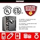 Master Lock Tresor Feuerfest und Wasserdicht mit Zahlencode und Schlüssel, Dreifacher Schutz - Flug, Feuer und Flut, elektronische Kombination und Schlüssel, 56,6 L, 60.3 x 47.2 x 49.1 cm