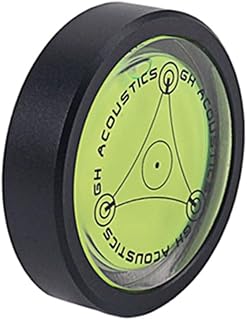 UKCOCO Álbum Toca-Discos Alto-Falantes Para Alto-Falante Preto Blackstome Instrumentos De Nível De Disco De Vinil Nível De Bolha De Fonógrafo Nível De Bolha De Disco De Vinil Fonógrafo