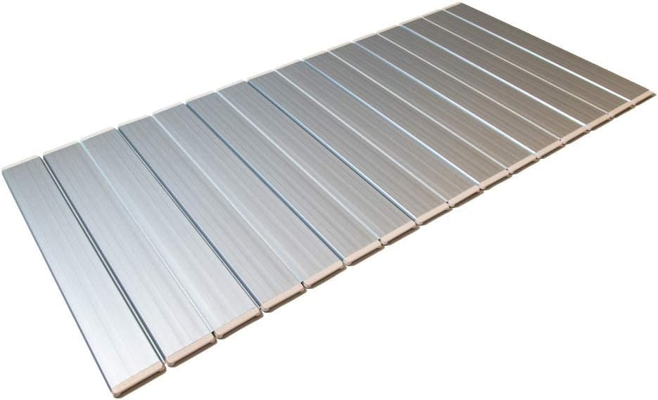 折りたたみ風呂ふた メタリックグレー 75&times;159cm 日本製