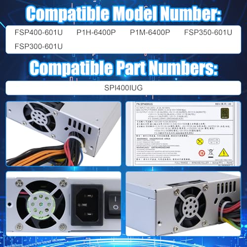 Fuente de poder S-Union FSP400-601U 400W ATX miniatura 2