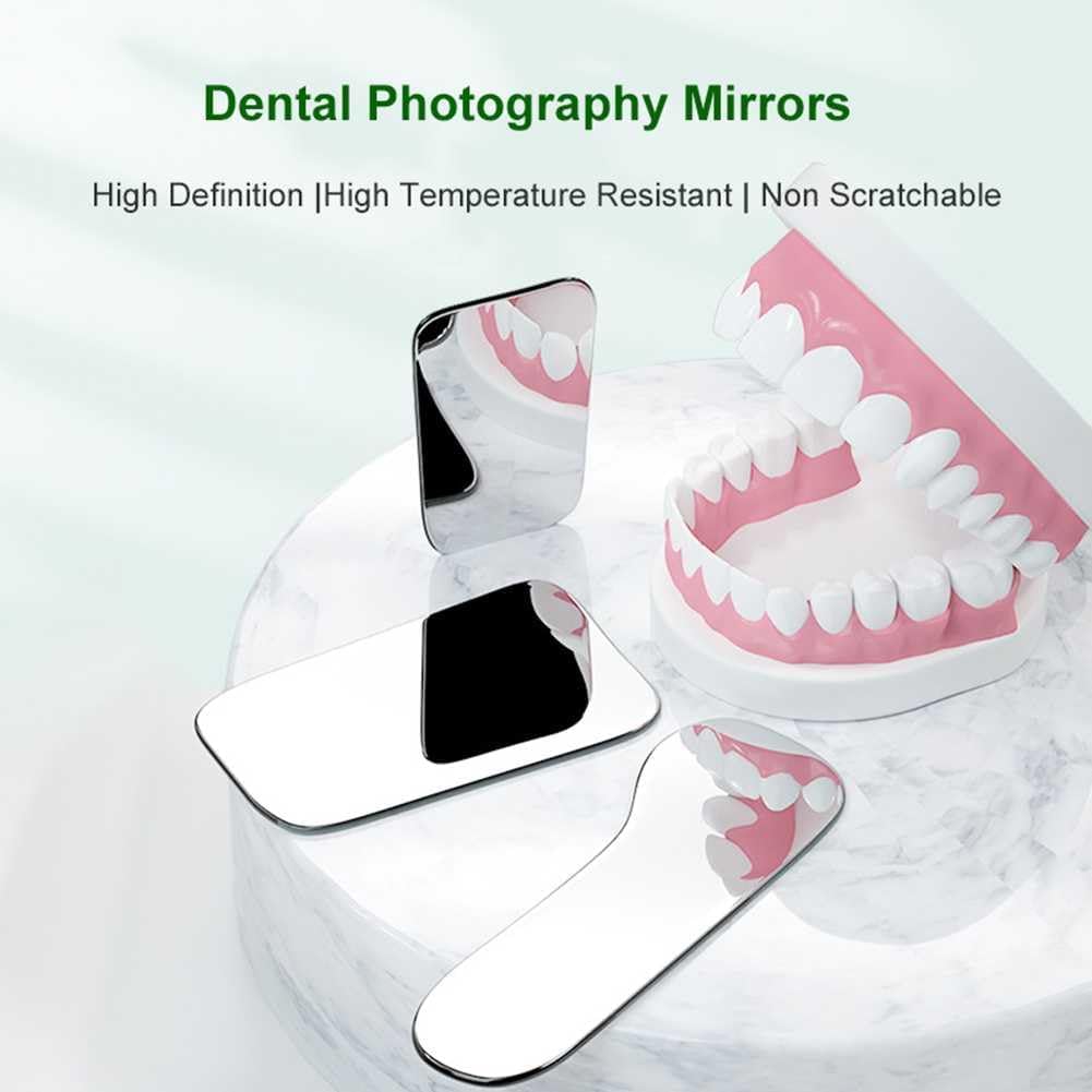 Lusterko dentystyczne, lusterko do inspekcji zębów, stomatologiczny dwustronny reflektor fotograficzny, narzędzie do pielęgnacji jamy ustnej dentysty