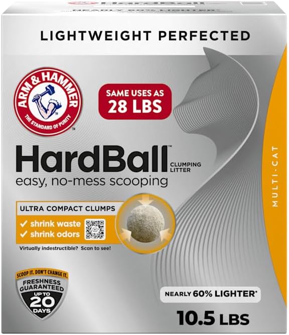 Arm & Hammer, Clumping Litter Multi-Cat, 168 Ounce
