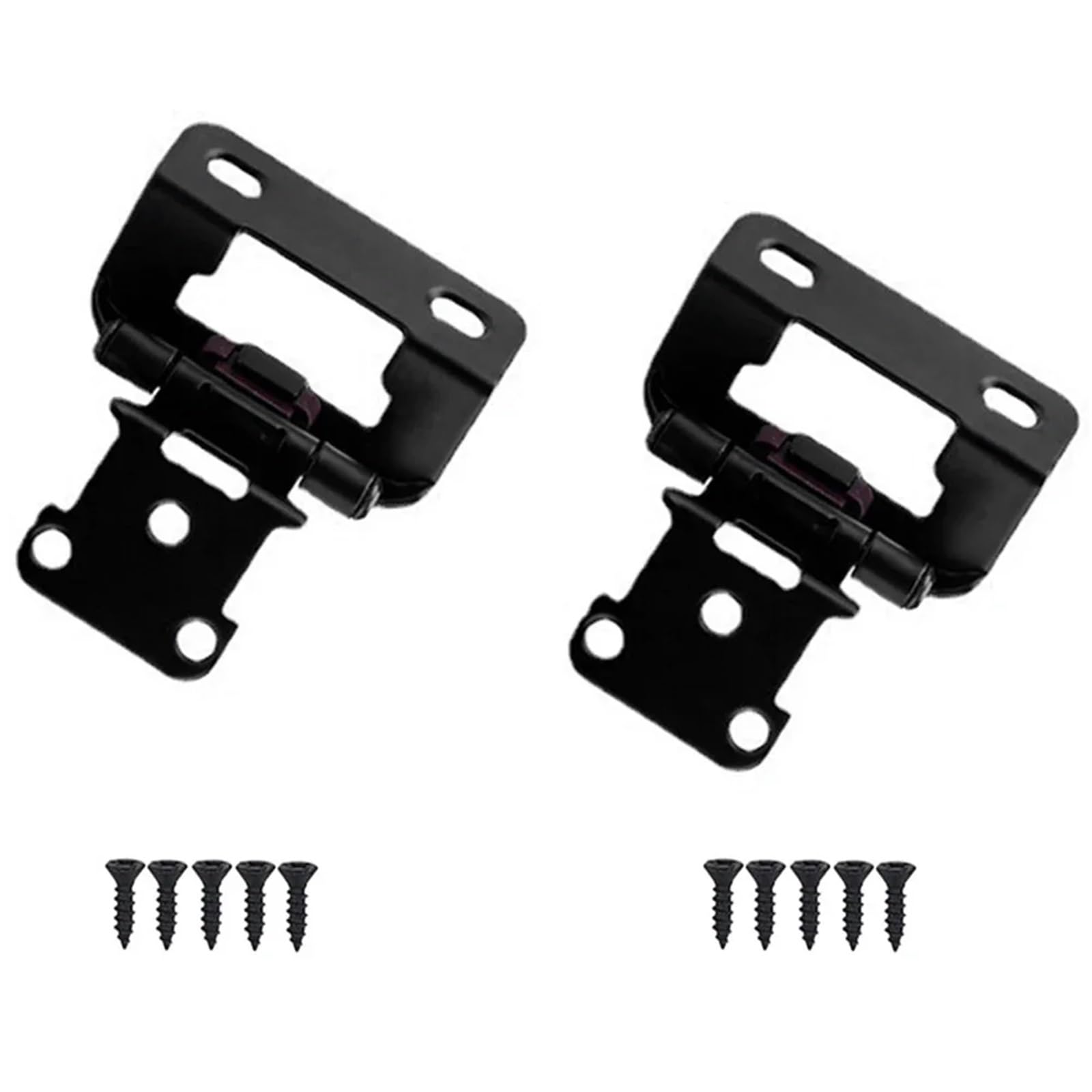 COSZWQDP Self Closing Hinge Soft Close Overlay Flush Hinges Hardware 2Pcs