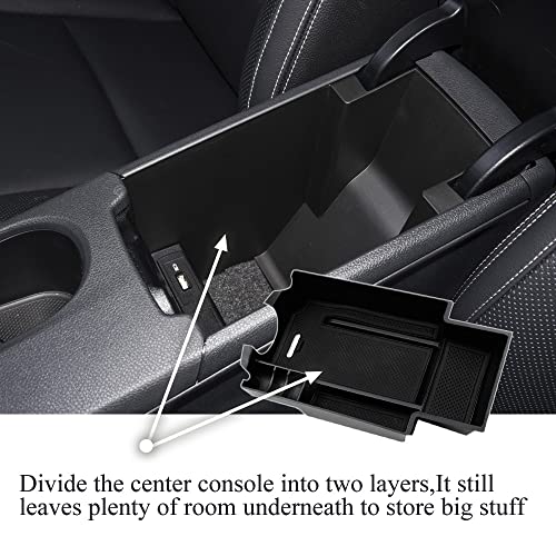 Vesul Center Console Organizer Armrest Storage Tray Compatible With Mercedes-Benz Benz Cla-Class Cla45 Amg Cla250 2014-2019 / Gla-Class Gla250 Gla45 Amg 2015-2020 Abs Tray Insert Box Armrest Pallet #TOP3