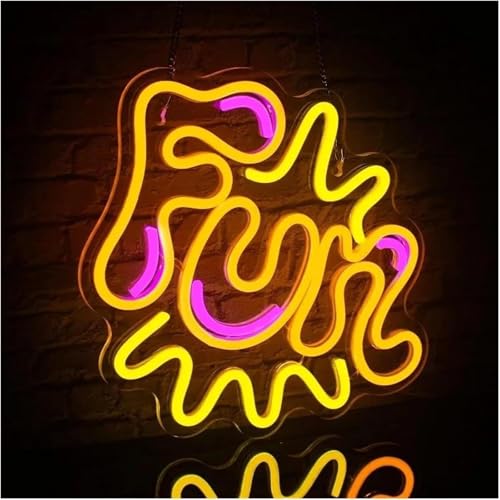 Néon LED Fun décoration murale lumineuse pour salle de jeux