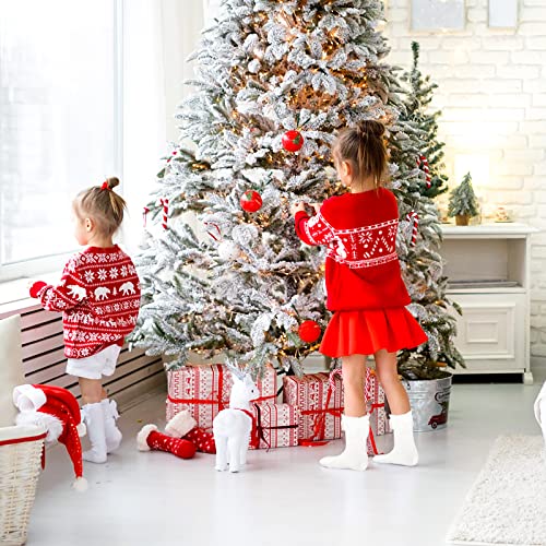 WLLHYF Damen Weiße Rüschen Socken für Prinzessin Kostüm, Elegante Socken Rüschen für Trachtensocken, Weiche Bequeme Spitzensocken