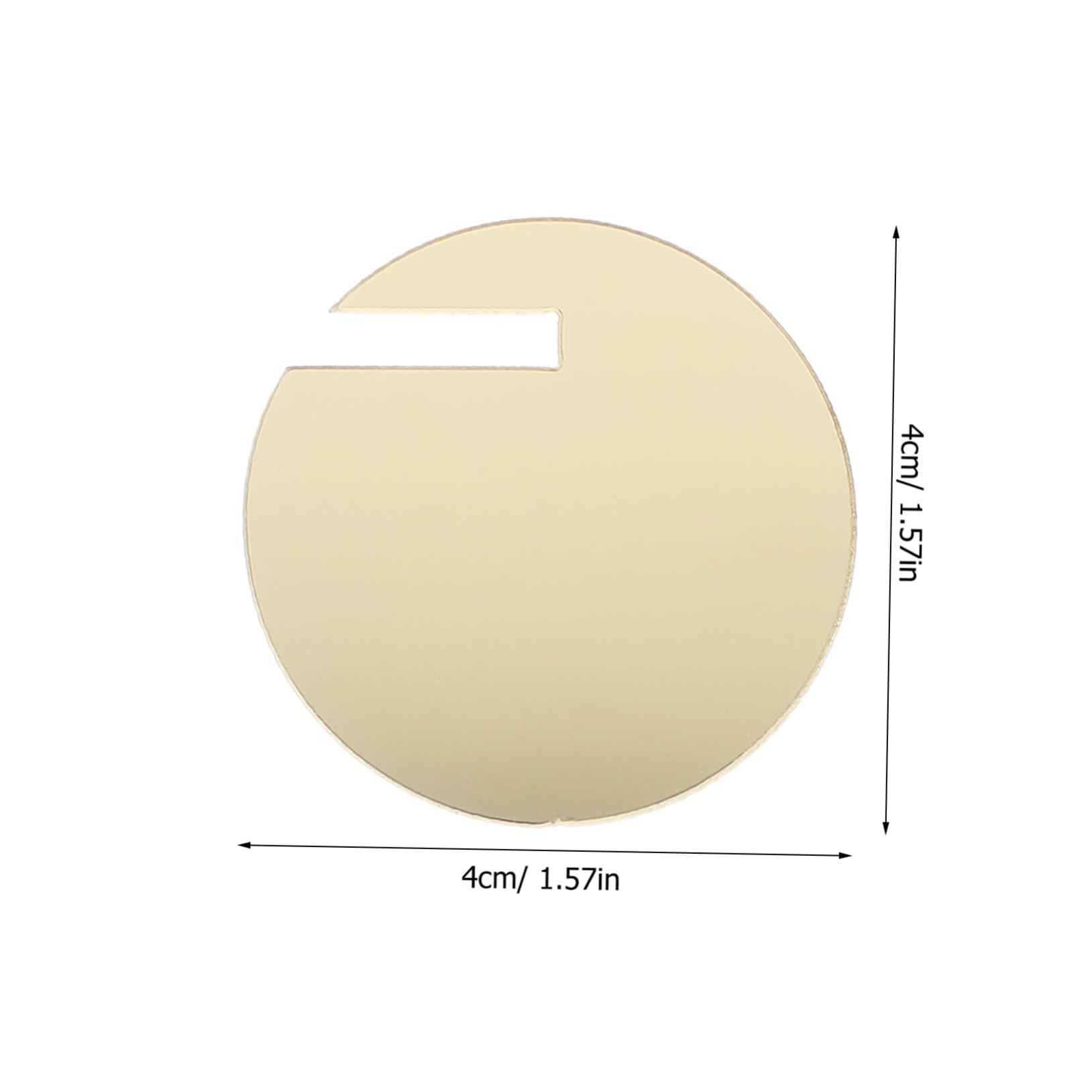 JECOMPRIS 30pcs Acrylic Circle Drink Tags Blank Drink Markers for Parties Weddings Cocktail Gatherings Stylish and Convenient