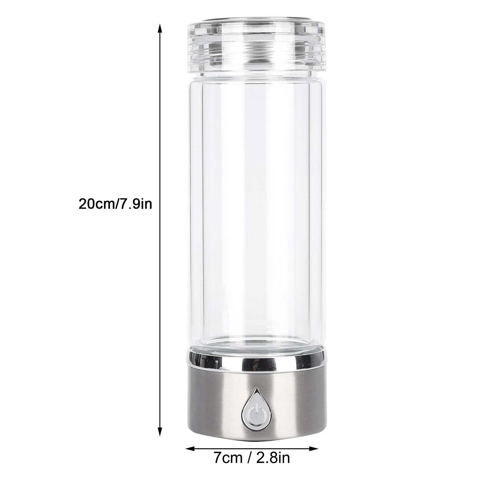 Amazon | 380ml 水素水生成器 水素発生器 700-1000ppm 高濃度 水素水