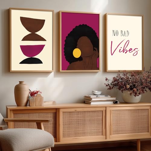 Image of kotart Abstract Paintings Set of 3 Framed Paintings for Wall Decoration - Framed Wall Painting for Living Room Bedroom with Frame - Room Decor /Wall Decor Set of 3 - D (Art 1, 13x17 inch)