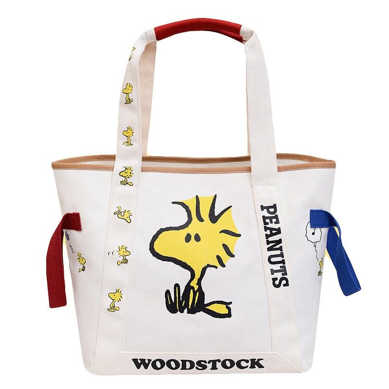 Amazon.co.jp: スヌーピー ウッドストック トートバッグ ランチバッグ  