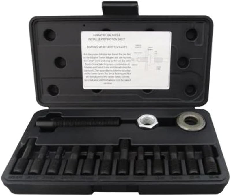 Instalador de balanceador harmônico Cal-Van Tools 38800 com 12 adaptadores