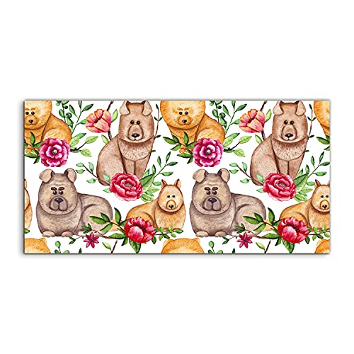 Tableau acrylique chien Chow Chow pour sublimer le mur de votre chambre