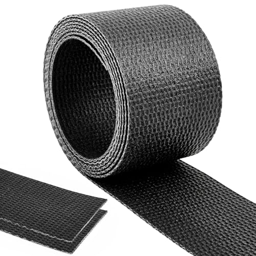 Banda transportadora PVK 150 negra de 8 pulgadas de ancho por 10 pies de longitud para logística