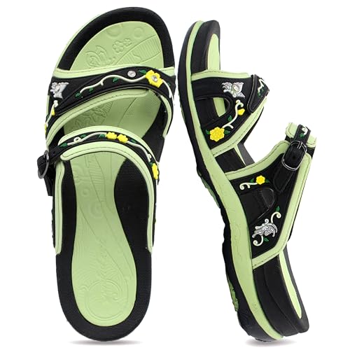 Image of Gold Pigeon Shoes SIGNATURE Comfort Walking Slides Sandals for Women | Arch Support, Waterproof, Non-Slip