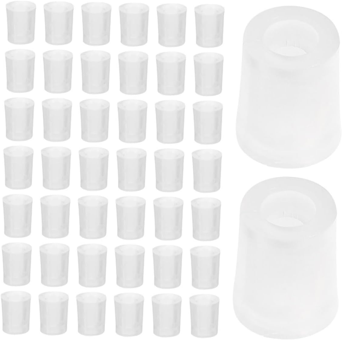 VICASKY 100 pezzi testa di conversione confezionatore di liquidi adattatore di trasferimento industriale adattatore per erogatore di liquidi adattatore di ricarica PP trasparente