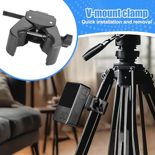 Pinza de aluminio y ABS de alta resistencia técnica para soporte de batería V-Mount 5
