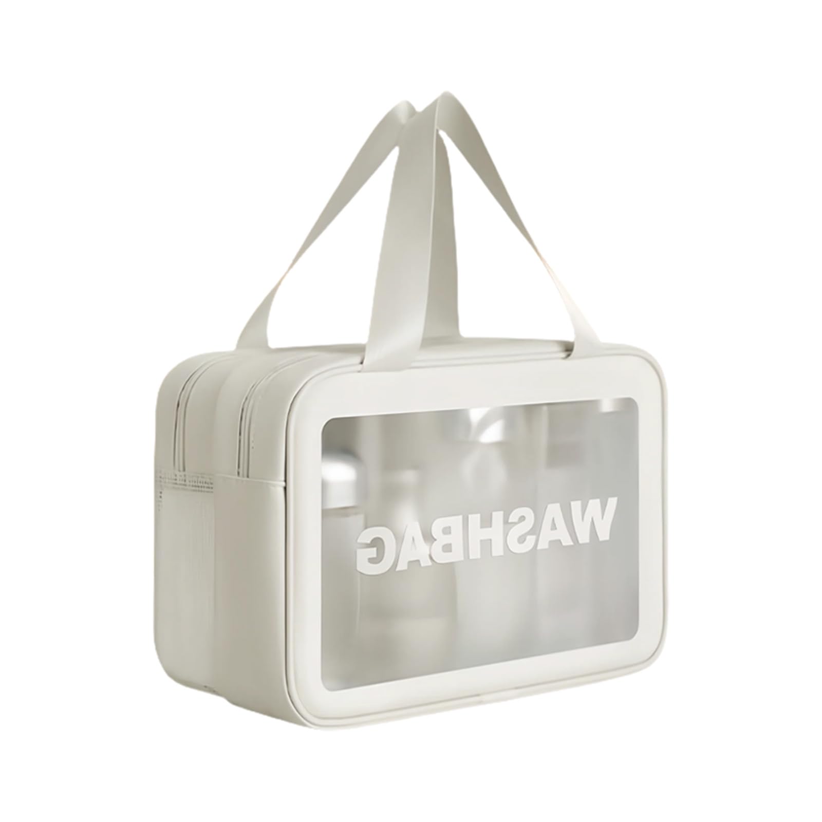 Buxuaaaa Makeup Bag Cosmetic Bag Wash Large Capacity Skincare Storage Clear Toiletry for Women Girls Toiletry Large Capacity Travel Makeup