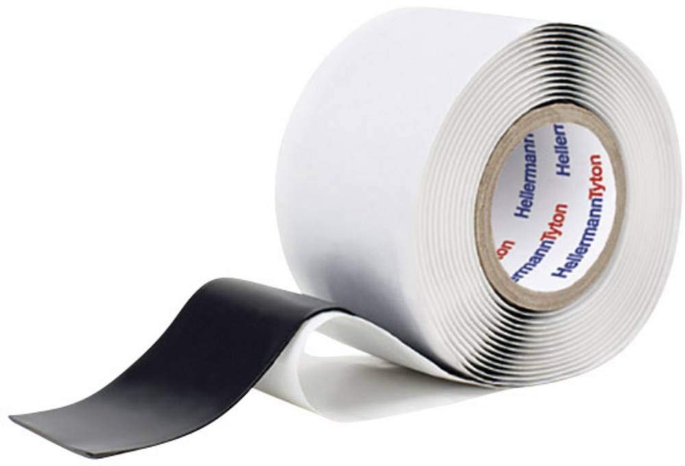 HellermannTyton HTAPE-POWER 670-VM-PVC/IIR-BK (3) 711-00304 Adhesive tape (L x W) 3 m x 10 cm 1 pc.