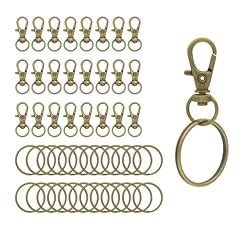 Bronze 50pcs Length: 1.26inch(32mm) Inside width: 0.39inch(10mm)