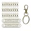 Bronze 50pcs Length: 1.26inch(32mm) Inside width: 0.39inch(10mm)