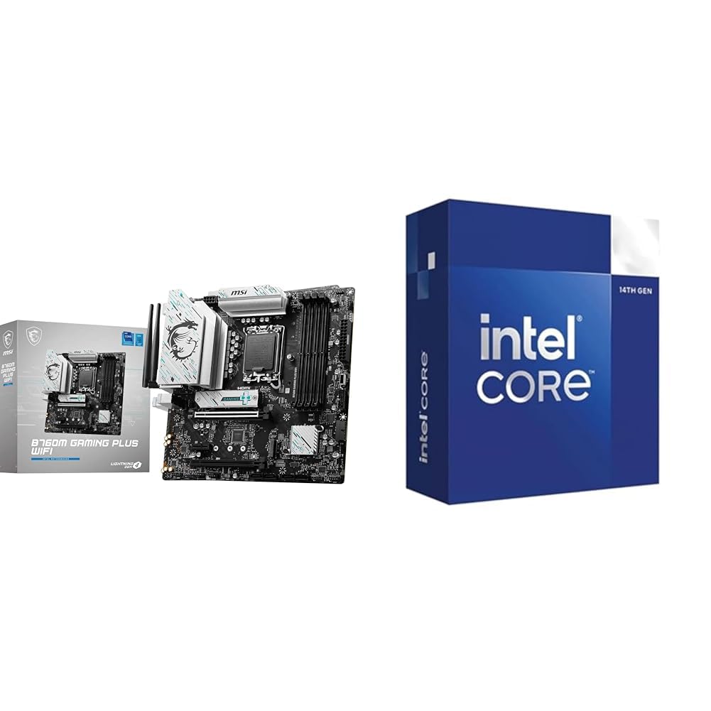 MSI B760M Gaming Plus WiFi Intel Core i5 14400 multitache bureautique